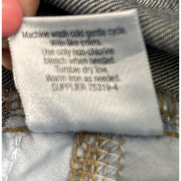 St Johns Bay Jeans Womens Size 14 Medium Wash Denim Bootcut Hi Rise Mom - Picture 5 of 10